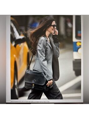 Vintage Coach Laptop Bag. Anne Hathaway features it on The Devil Wears Prada 2.